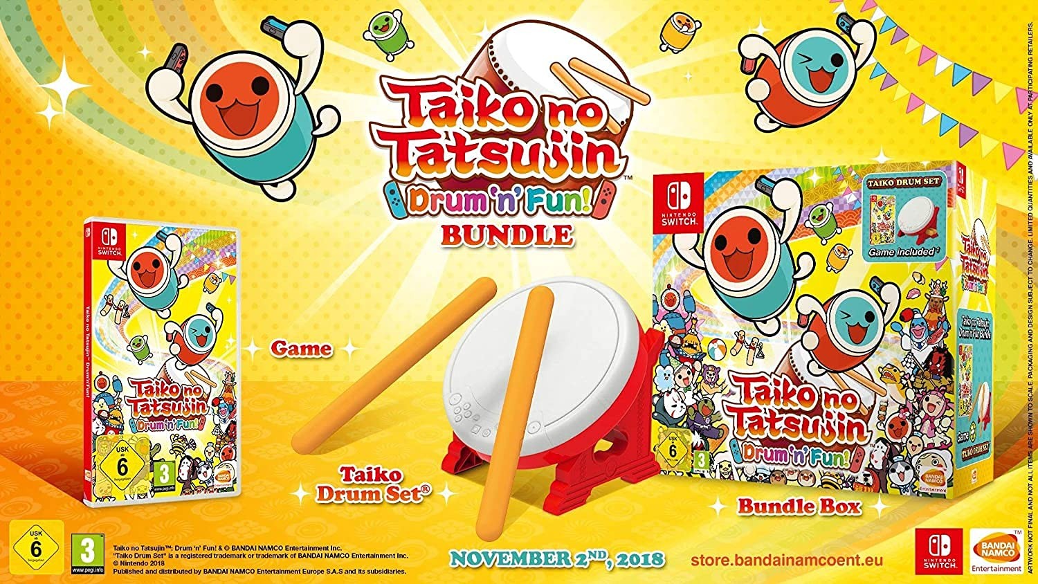 Taiko no tatsujin drum nintendo switch new arrivals