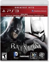 Batman: Arkham Asylum + Batman: Arkham City - Dual Pack 1- , 2-   (PS3)