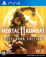 Mortal Kombat 11 Steelbook Edition (PS4 видеоигра, русские субтитры)