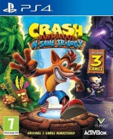 Crash Bandicoot N. Sane Trilogy (PS4 видеоигра, английская версия)