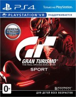 Gran Turismo Sport (с поддержкой PS VR) (PS4 видеоигра, русская версия)