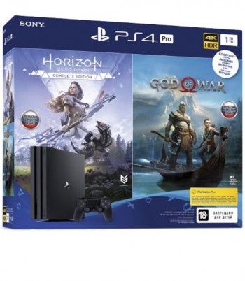   Sony PS4 Pro 1TB + Horizon Zero Dawn + God Of War (CUH-7208B) -    , , .   GameStore.ru  |  | 